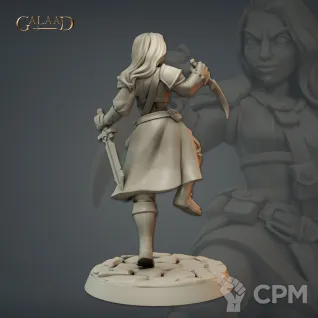 Описание картинки Female Bandit 04 от PocketSized Prints по цене 190руб | Свободный Рынок Миниатюр - СРМ