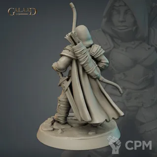 Описание картинки Female Dwarf 02 от PocketSized Prints по цене 170руб | Свободный Рынок Миниатюр - СРМ