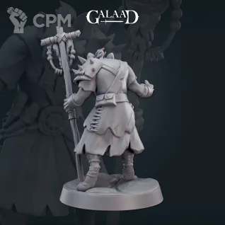 Описание картинки Female Gnoll 03 от PocketSized Prints по цене 190руб | Свободный Рынок Миниатюр - СРМ