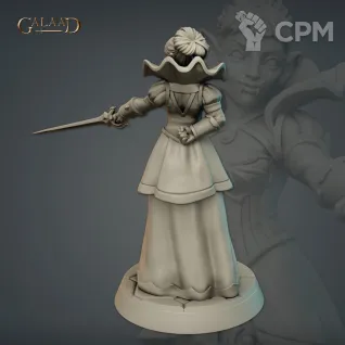 Описание картинки Female Vampire 02 от PocketSized Prints по цене 190руб | Свободный Рынок Миниатюр - СРМ