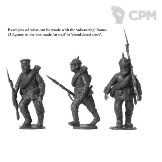 Описание картинки PRU 1  Franco-Prussian War 1870-1871 (Prussian Infantry Advancing) от Base 28 по цене 3 125руб | Свободный Рынок Миниатюр - СРМ