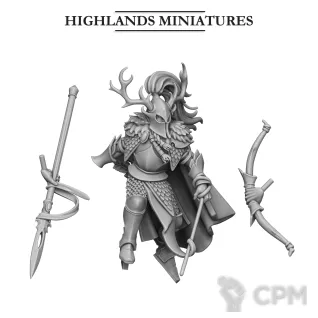 Описание картинки Feral Elf Prince on Feral Dragon от Manufactorum76 по цене 3 500руб | Свободный Рынок Миниатюр - СРМ