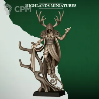 Описание картинки Feral Elf Druid от Manufactorum76 по цене 200руб | Свободный Рынок Миниатюр - СРМ