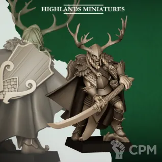 Описание картинки Feral Elf Highborn от Manufactorum76 по цене 400руб | Свободный Рынок Миниатюр - СРМ