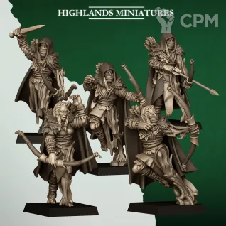 Описание картинки Feral Scouts от Manufactorum76 по цене 750руб | Свободный Рынок Миниатюр - СРМ