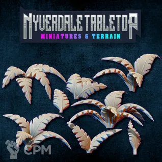 Описание картинки Папаротники от Studio Cockatoo по цене 100руб | Свободный Рынок Миниатюр - СРМ