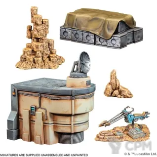 Описание картинки Star Wars: Legion - Galactic Battlefield Terrain Starter Set от StarkLogistics по цене 17 325руб | Свободный Рынок Миниатюр - СРМ