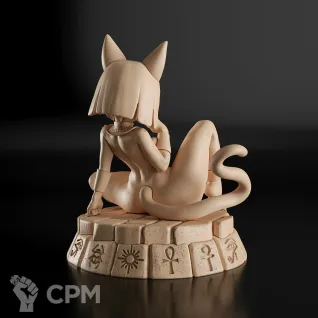Описание картинки Ankha Фигурка + Futa (Animal Crossing) от GAS3TXD  по цене 2 900руб | Свободный Рынок Миниатюр - СРМ
