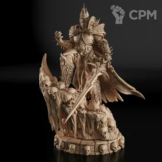 Описание картинки Lich King Фигурка (World of Warcraft) от GAS3TXD  по цене 4 600руб | Свободный Рынок Миниатюр - СРМ