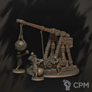 Описание картинки Trebuchet от Manufactorum76 по цене 2 350руб | Свободный Рынок Миниатюр - СРМ
