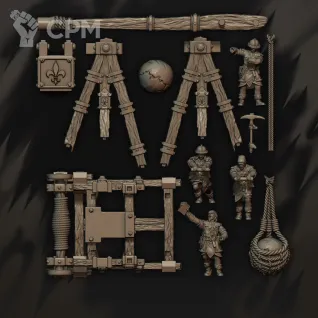 Описание картинки Trebuchet от Manufactorum76 по цене 2 350руб | Свободный Рынок Миниатюр - СРМ