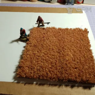 Описание картинки Пшеничное поле 12*12 см от Magnito по цене 250руб | Свободный Рынок Миниатюр - СРМ