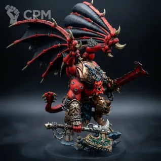 Описание картинки Angron, Daemon Primarch of Khorne от GOSThammer по цене 6 500руб | Свободный Рынок Миниатюр - СРМ