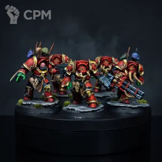 Описание картинки Chaos Terminator Squad от GOSThammer по цене 6 000руб | Свободный Рынок Миниатюр - СРМ
