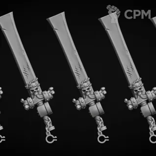 Описание картинки мечи тип Cleaver (левая рука) от LDBits по цене 547руб | Свободный Рынок Миниатюр - СРМ