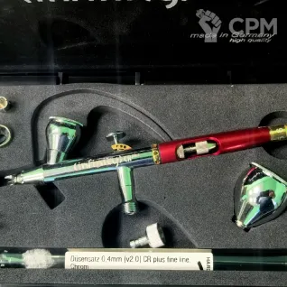 Описание картинки Аэрограф Harder&amp;Steenbeck Infinity 2in1 (0.15-0.4 мм) от Rebus по цене 23 000руб | Свободный Рынок Миниатюр - СРМ