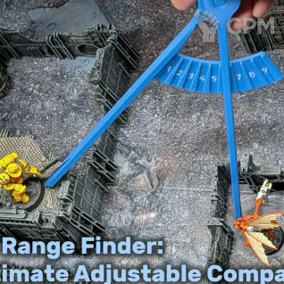 Описание картинки KT Range Finder - The Ultimate Adjustable Compass от AxeL's Forge по цене 300руб | Свободный Рынок Миниатюр - СРМ