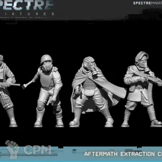 Описание картинки Aftermath Extraction Charlie от Wardog Workshop по цене 800руб | Свободный Рынок Миниатюр - СРМ