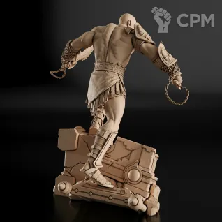 Описание картинки Kratos Фигурка (God of War) от GAS3TXD  по цене 4 100руб | Свободный Рынок Миниатюр - СРМ