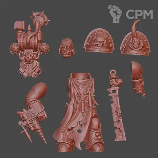 Описание картинки Plague Surgeon от MrMetalHorror по цене 230руб | Свободный Рынок Миниатюр - СРМ