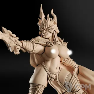 Описание картинки Lich Queen Girl Фигурка (World of Warcraft) от GAS3TXD  по цене 4 000руб | Свободный Рынок Миниатюр - СРМ