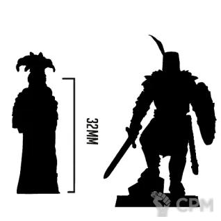 Описание картинки СОЛЕР ИЗ АСТОРЫ (Dark Souls) от Mind Mash print  по цене 450руб | Свободный Рынок Миниатюр - СРМ