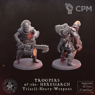 Описание картинки Triarii · Heavy Weapons от Manufactorum76 по цене 875руб | Свободный Рынок Миниатюр - СРМ