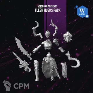 Описание картинки Flesh Husks Pack от WebWay 3D по цене 1 700руб | Свободный Рынок Миниатюр - СРМ