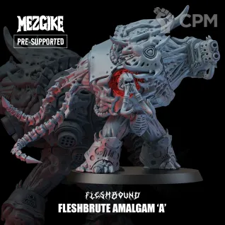 Описание картинки Fleshbrute Amalgam от Manufactorum76 по цене 1 350руб | Свободный Рынок Миниатюр - СРМ