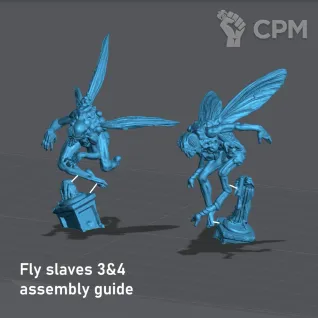Описание картинки Fly slaves assault group от Manufactorum76 по цене 800руб | Свободный Рынок Миниатюр - СРМ