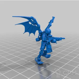 Описание картинки Flying Skitarii от WebWay 3D по цене 262руб | Свободный Рынок Миниатюр - СРМ