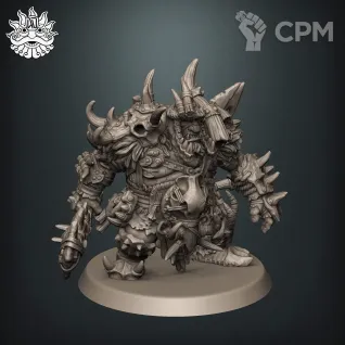 Описание картинки Ogor Icebrow Hunter от Brother Ork по цене 900руб | Свободный Рынок Миниатюр - СРМ
