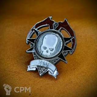 Описание картинки Значок XIV - Death Guard (Гвардия смерти) цветной от Game&Reality Studio по цене 800руб | Свободный Рынок Миниатюр - СРМ