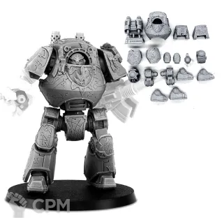 Описание картинки Word Bearers Legion Contemptor Dreadnought от Red Rooster по цене 1 427руб | Свободный Рынок Миниатюр - СРМ