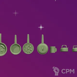 Описание картинки пак битсов обвеса для пехоты и техники от Koda WorkShop по цене 400руб | Свободный Рынок Миниатюр - СРМ