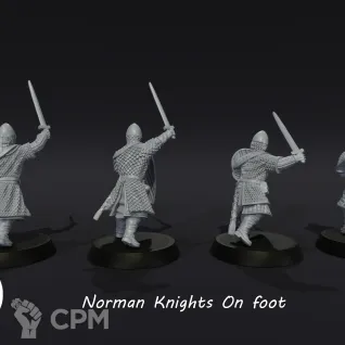 Описание картинки Foot Normans 1 от Recruiter по цене 750руб | Свободный Рынок Миниатюр - СРМ