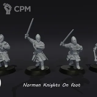 Описание картинки Foot Normans 1 от Recruiter по цене 750руб | Свободный Рынок Миниатюр - СРМ