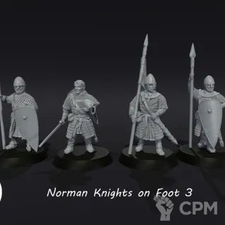 Описание картинки Foot Normans 3 от Recruiter по цене 750руб | Свободный Рынок Миниатюр - СРМ