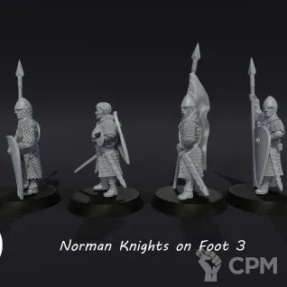Описание картинки Foot Normans 3 от Recruiter по цене 750руб | Свободный Рынок Миниатюр - СРМ