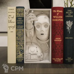 Описание картинки Book Nook - R2D2 and C3P0 от Naggaroth Night по цене 3 000руб | Свободный Рынок Миниатюр - СРМ