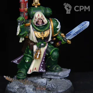 Описание картинки PRIMARIS LIEUTENANT ZAKARIAH от Brushfire painting по цене 1 800руб | Свободный Рынок Миниатюр - СРМ