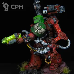 Описание картинки Techmarine от Brushfire painting по цене 8 000руб | Свободный Рынок Миниатюр - СРМ