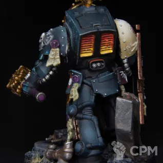 Описание картинки Chaplain in Terminator Armour от Brushfire painting по цене 4 600руб | Свободный Рынок Миниатюр - СРМ