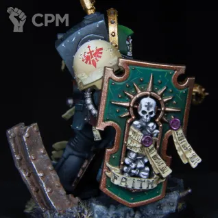 Описание картинки Chaplain in Terminator Armour от Brushfire painting по цене 4 600руб | Свободный Рынок Миниатюр - СРМ