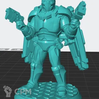 Описание картинки Terran Reaper ( cool pose ) от White Blackjack по цене 399руб | Свободный Рынок Миниатюр - СРМ