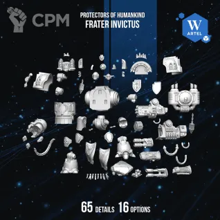 Описание картинки Frater Invictus\Dreadnought от WebWay 3D по цене 1 500руб | Свободный Рынок Миниатюр - СРМ