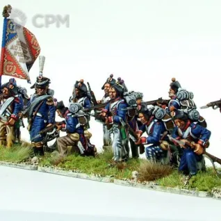 Описание картинки VX0008  French Napoleonic Infantry 1804-1807 от Base 28 по цене 3 375руб | Свободный Рынок Миниатюр - СРМ