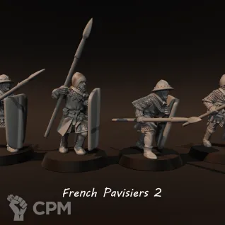 Описание картинки French Pavisiers от Recruiter по цене 750руб | Свободный Рынок Миниатюр - СРМ