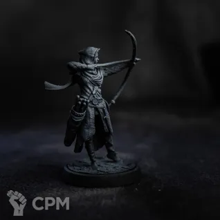 Описание картинки Человек/Полу Эльф/Плут/Охотник/Следопыт от Dark Craft Hobby по цене 260руб | Свободный Рынок Миниатюр - СРМ