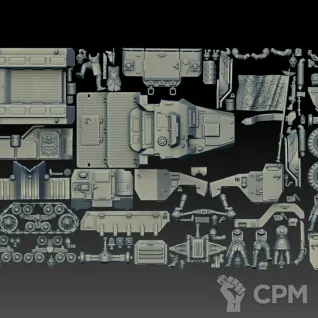 Описание картинки Commissar Graves (Scan) от AxeL's Forge по цене 3 600руб | Свободный Рынок Миниатюр - СРМ
